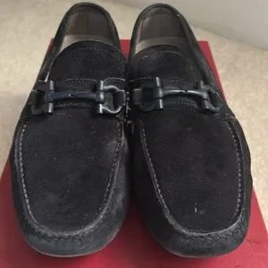 Salvatore Ferragamo | Shoes | Mens Ferragamo Black Suede  display picture 3